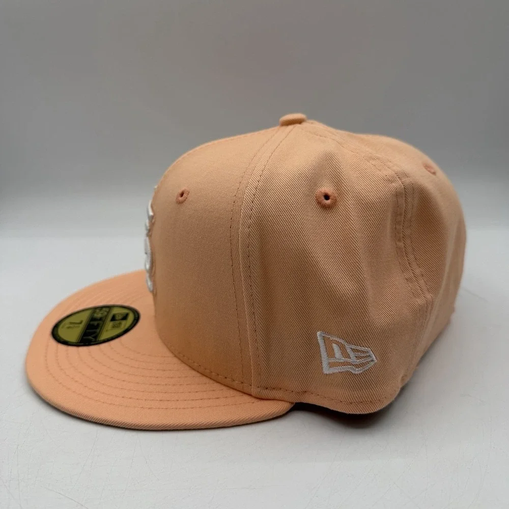 New Era 59Fifty St Louis Cardinals Hat Cap 7 1/4‎ Peach Spring Collection Fitted